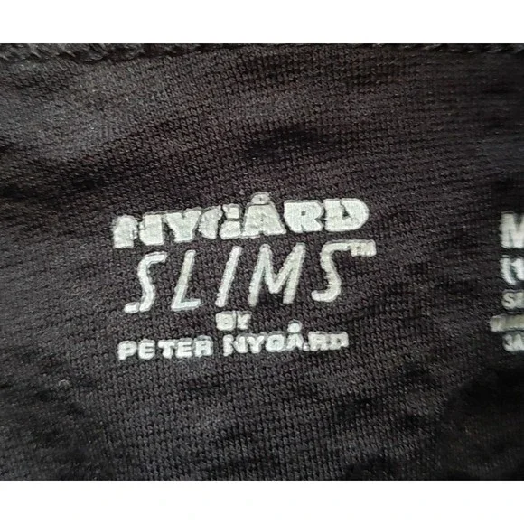 NYGARD SLIMS Womens Flocked Snakeskin Print Straight Leg Stretch Pant Sz Medium - Picture 4 of 8